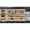 3d Volvo B10M 1993 rare 3d model created obj textures materials quality low poly game ready